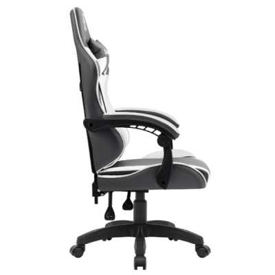 игровое кресло Defender Fortune Grey/White серый-белый
