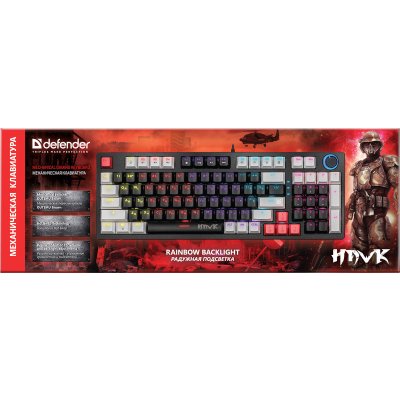 клавиатура Defender Hawk GK-418 45419 Черный