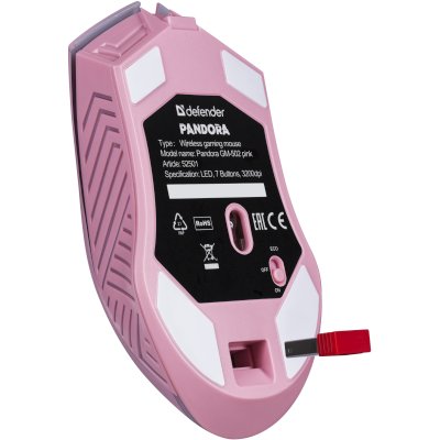 мышь Defender Pandora GM-502 Pink Розовый