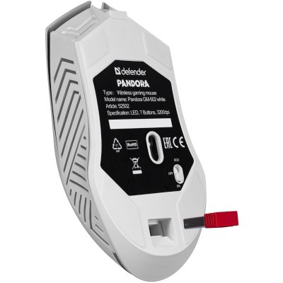 мышь Defender Pandora GM-502 White Белый