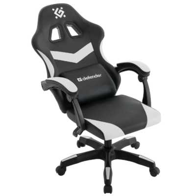 игровое кресло Defender Runa Black-White черно-белый