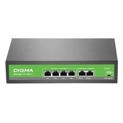 коммутатор Digma DSP204F-2F-T80 V1