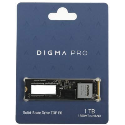 SSD диск Digma Pro Top P6 1Tb DGPST5001TP6T6 Черный