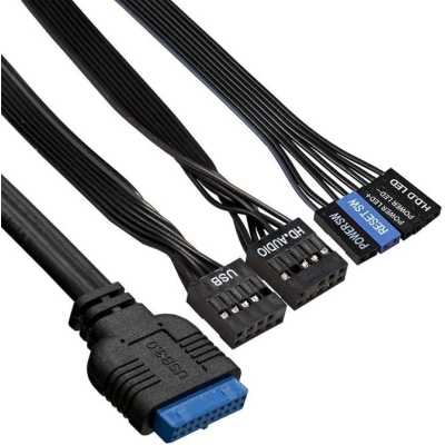 корпус Exegate AA-442U2 Black без БП