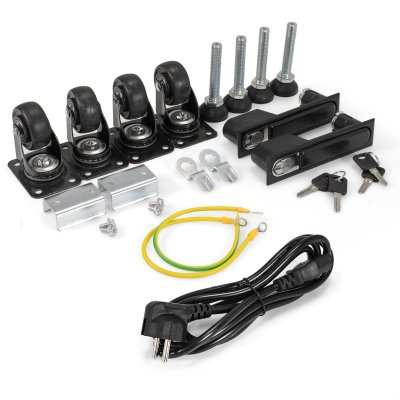 телекоммуникационный шкаф ExeGate EC-FS-18U.600.800.G.BLACK EX300402RUS Черный