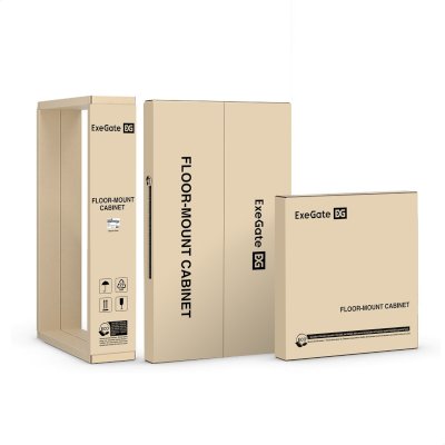 телекоммуникационный шкаф ExeGate EC-FS-18U.600.800.G.GREY EX301396RUS Серый