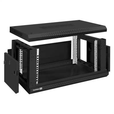 телекоммуникационный шкаф ExeGate EC-WM-4U.450.M.BLACK EX300252RUS Черный