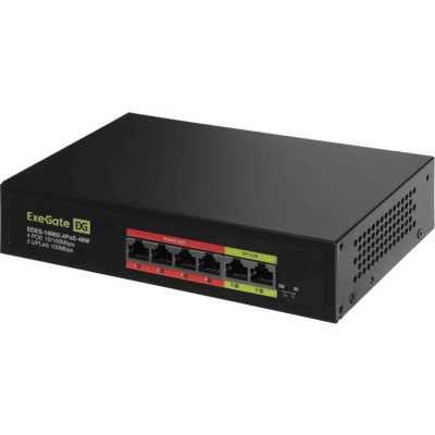 коммутатор ExeGate EDES-1006D.4PoE-48W EX299020RUS