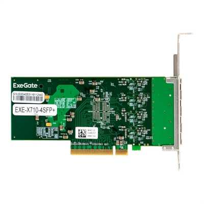 сетевая карта ExeGate EXE-X710-4SFP+ EX299016RUS