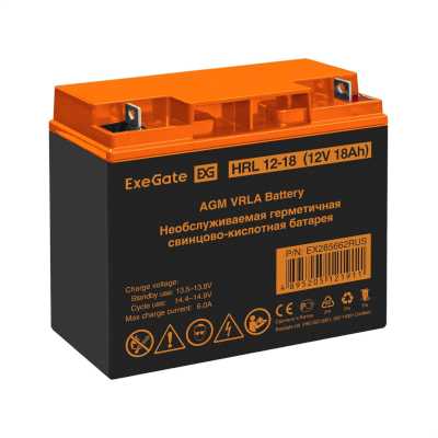 батарея для UPS ExeGate HRL 12-18 EX285662RUS