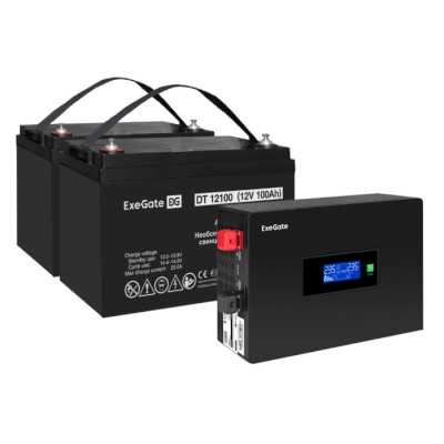 комплект ИБП ExeGate IdealSine SR-1500.LCD.2SH EX297441RUS