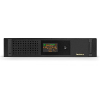 ИБП ExeGate ServerRM UNL-1000.LCD.AVR.2SH.3C13.USB.2U EX293850RUS Черный