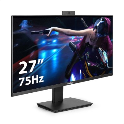 монитор ExeGate SmartView EV2707T Черный