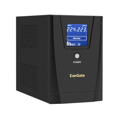 ИБП ExeGate SpecialPro Smart LLB-1500.LCD.AVR.2SH.3C13.USB Черный