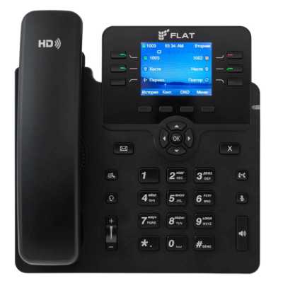 IP телефон Flat Phone B6 Черный