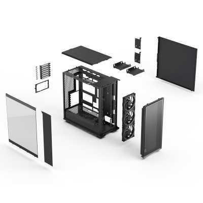 корпус Fractal Design Epoch XL TG RGB Light Tint Black FD-C-EPO1X-04