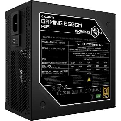 блок питания GigaByte 850W GP-GME850GM PG5 Черный