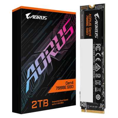 SSD диск GigaByte Aorus Gen4 7000E 2Tb AG470E2TB Черный