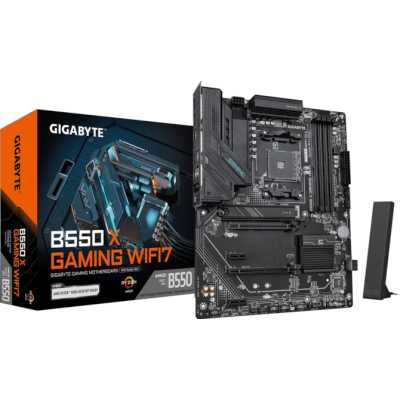 материнская плата GigaByte B550 X Gaming WiFi7 Черный