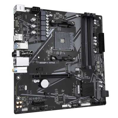материнская плата GigaByte B550M K WiFi6E Черный