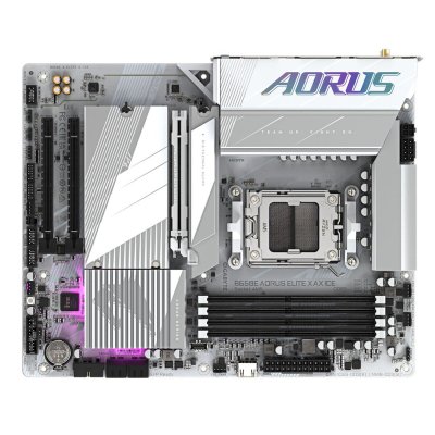 материнская плата GigaByte B650E Aorus Elite X ICE Белый
