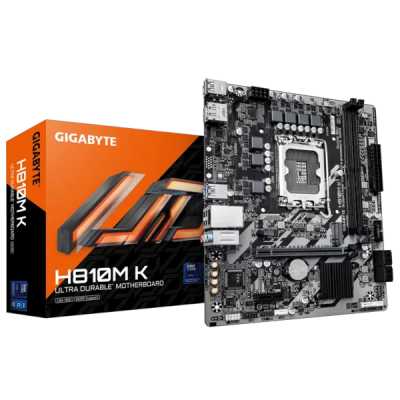 материнская плата GigaByte H810M K Черный