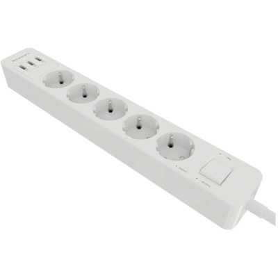 сетевой фильтр Harper UCH-530 White белый