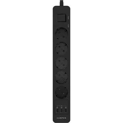 сетевой фильтр Harper UCH-560 Black черный