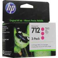 картридж HP 712 3-Pack 3ED78A малиновый