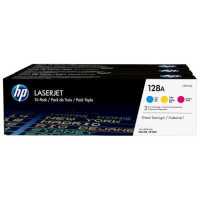 картридж HP 128A CF371AM голубой, желтый, малиновый
