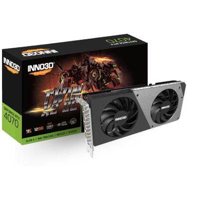 видеокарта Inno3D nVidia GeForce RTX 4070 Twin X2 OC 12Gb N40702-126XX-185252N