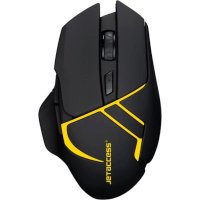 мышь Jet.A Comfort OM-U64G Black-Yellow Черный-желтый