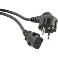 кабель питания Hyperline PWC-IEC13-SHM-3.0-BK