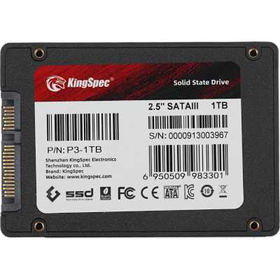 SSD диск KingSpec 1Tb P3-1TB Черный