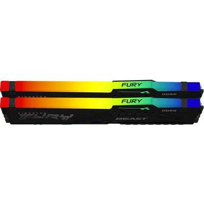 оперативная память Kingston Fury Beast Black RGB XMP KF560C30BBAK2-32