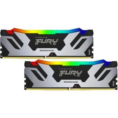 оперативная память Kingston Fury Renegade Silver RGB KF572C38RSAK2-32