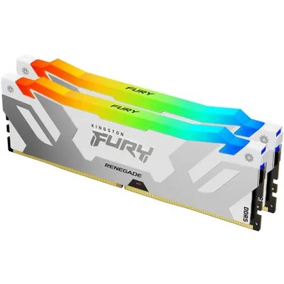 оперативная память Kingston Fury Renegade Silver/White RGB XMP KF564C32RWAK2-32
