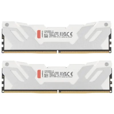 оперативная память Kingston Fury Renegade Silver/White XMP KF580C38RWK2-32