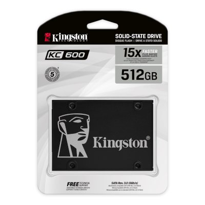 SSD диск Kingston KC600 512Gb SKC600/512G Черный
