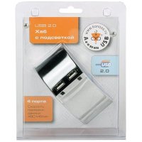 разветвитель USB Konoos UK-19 черный