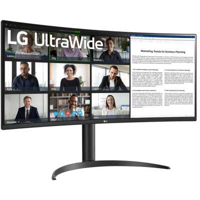 монитор LG UltraWide 34WR55QK-B Черный