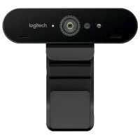 веб-камера Logitech Brio 960-001106 черный, оранжевый