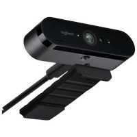 веб-камера Logitech Brio 960-001106 черный, оранжевый