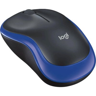мышь Logitech M185 Blue 910-002236 Черный-синий