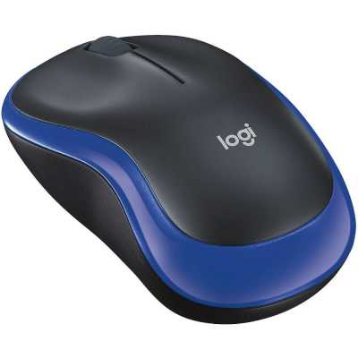 мышь Logitech M185 Blue 910-002632 Черный-синий