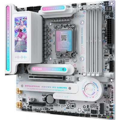 материнская плата Maxsun iCraft B860M Cross Pro Белый