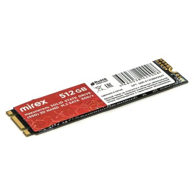 SSD диск Mirex N535N 512Gb MIR-512GBM2SAT Черный