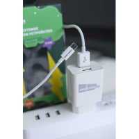 сетевое зарядное устройство More choice NC24m White Белый