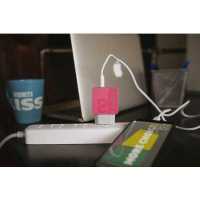 сетевое зарядное устройство More choice NC46a Pink Розовый