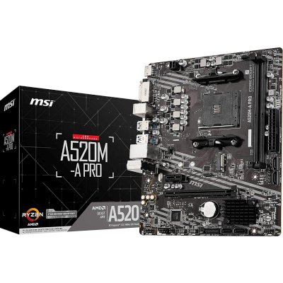 материнская плата MSI A520M-A Pro